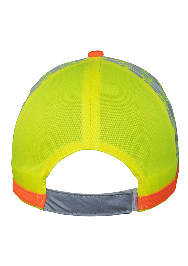 Casquette de sécurité enfant CAPFUN Korntex, vue arrière, motif dragon, vêtement haute visibilité