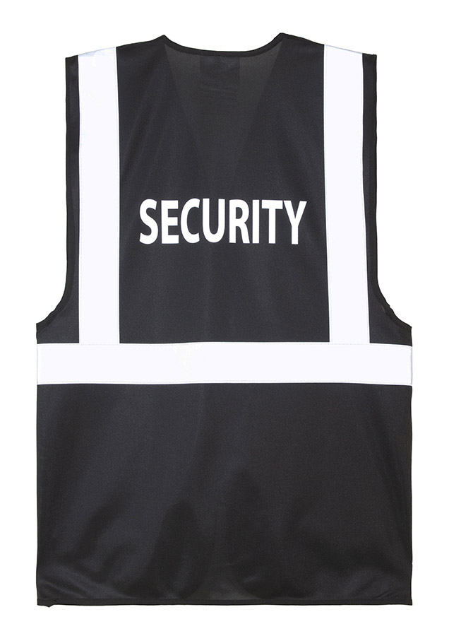 Gilet multifonction « SECURITY » « Tampa » avec impression SECURITY