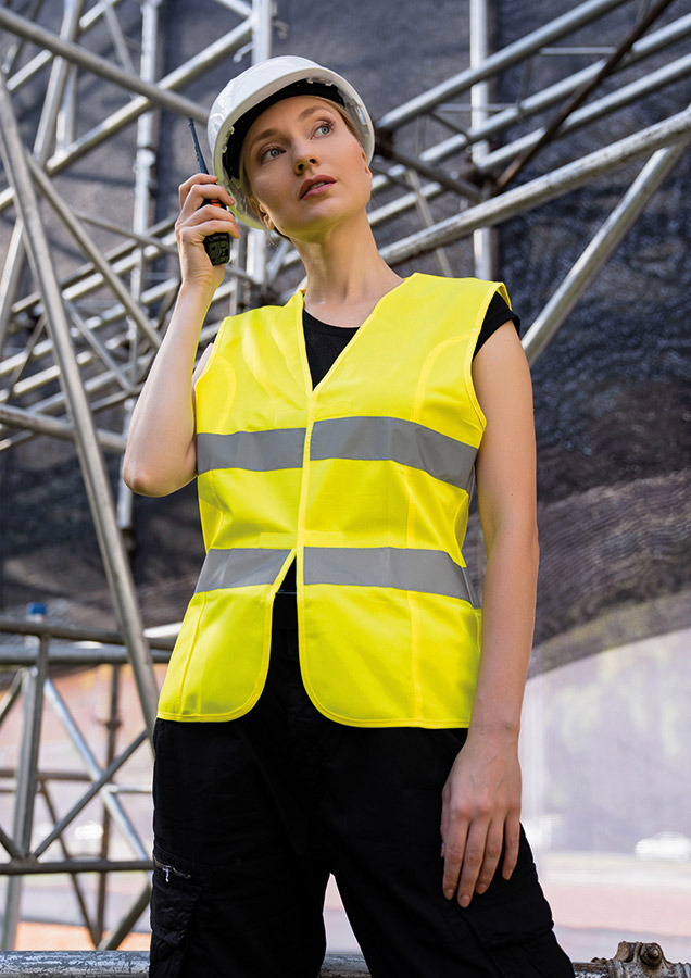 Gilet de Sécurité pour Femmes « Frankfurt »  - Jaune Haute Visibilité