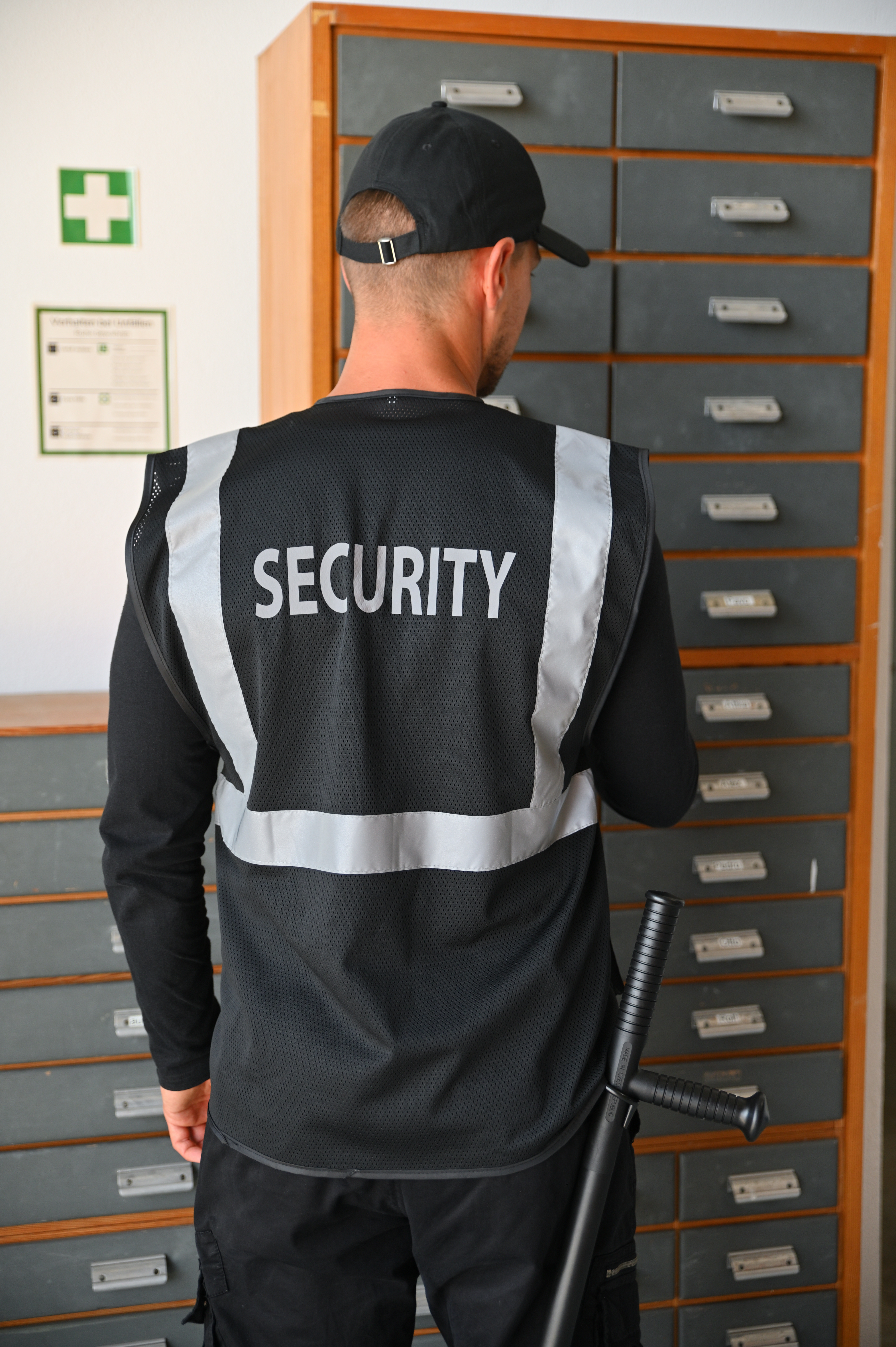 Korntex® - SEC - Gilet de sécurité multifonction en mesh - Noir - S