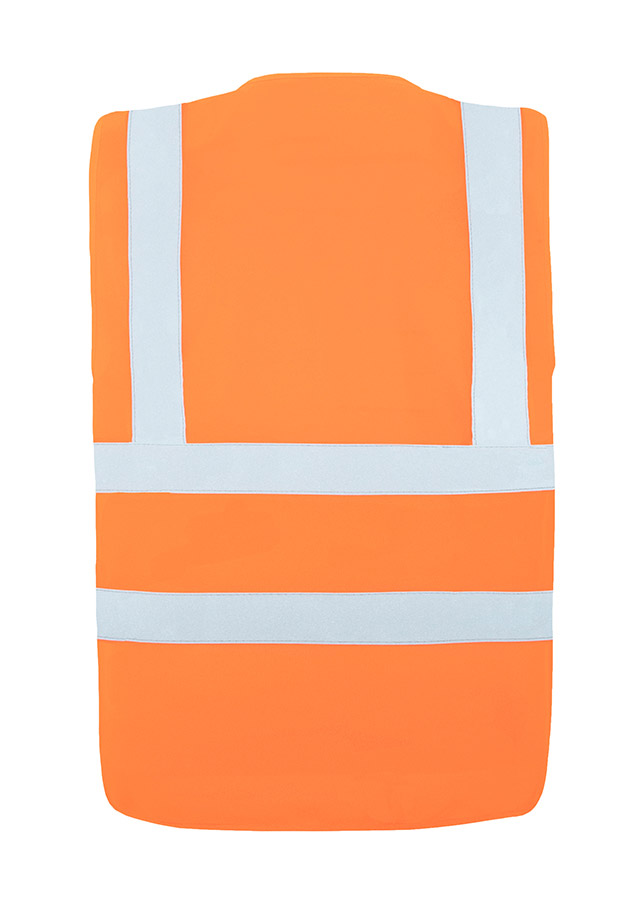 High-visibility, Sicherheitsweste, Reflektierende Streifen, Orangene Weste, Arbeitskleidung