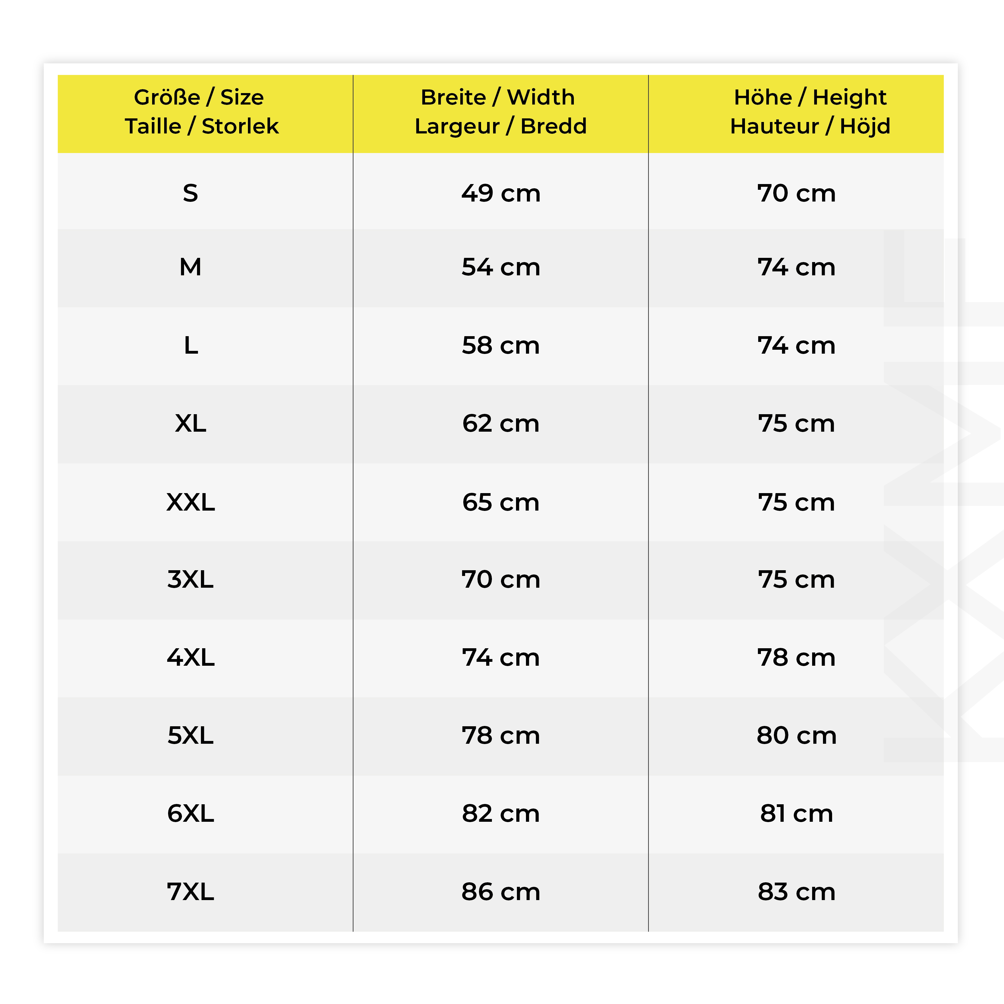 T-Shirt, Größenchart, Körpermaß, Maßtabelle, Größe, Größentabelle, Maße, Tabelle, Kleidung, Größentabelle europa, T-Shirt, Größenberatung, Größen-Tabelle, Bandbreite, Produktinformation, T-Shirt, Größentabelle, Baumwolle, Unifarben, Kurzarm