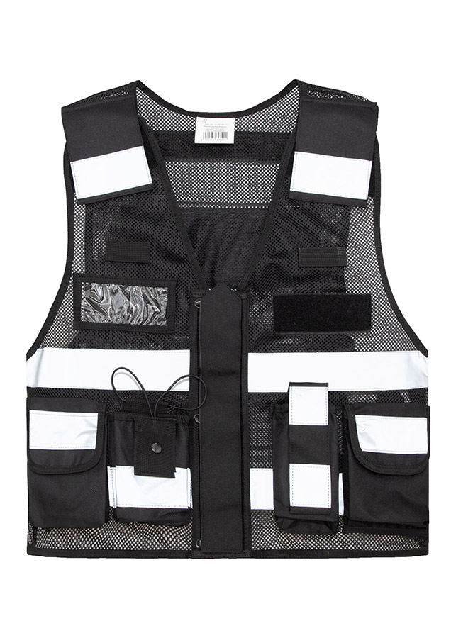 Gilet De Sécurité Homme - Maille Respirante Avec Poches - Léger Et Visible - Travail, Chantier, Extérieur - 12